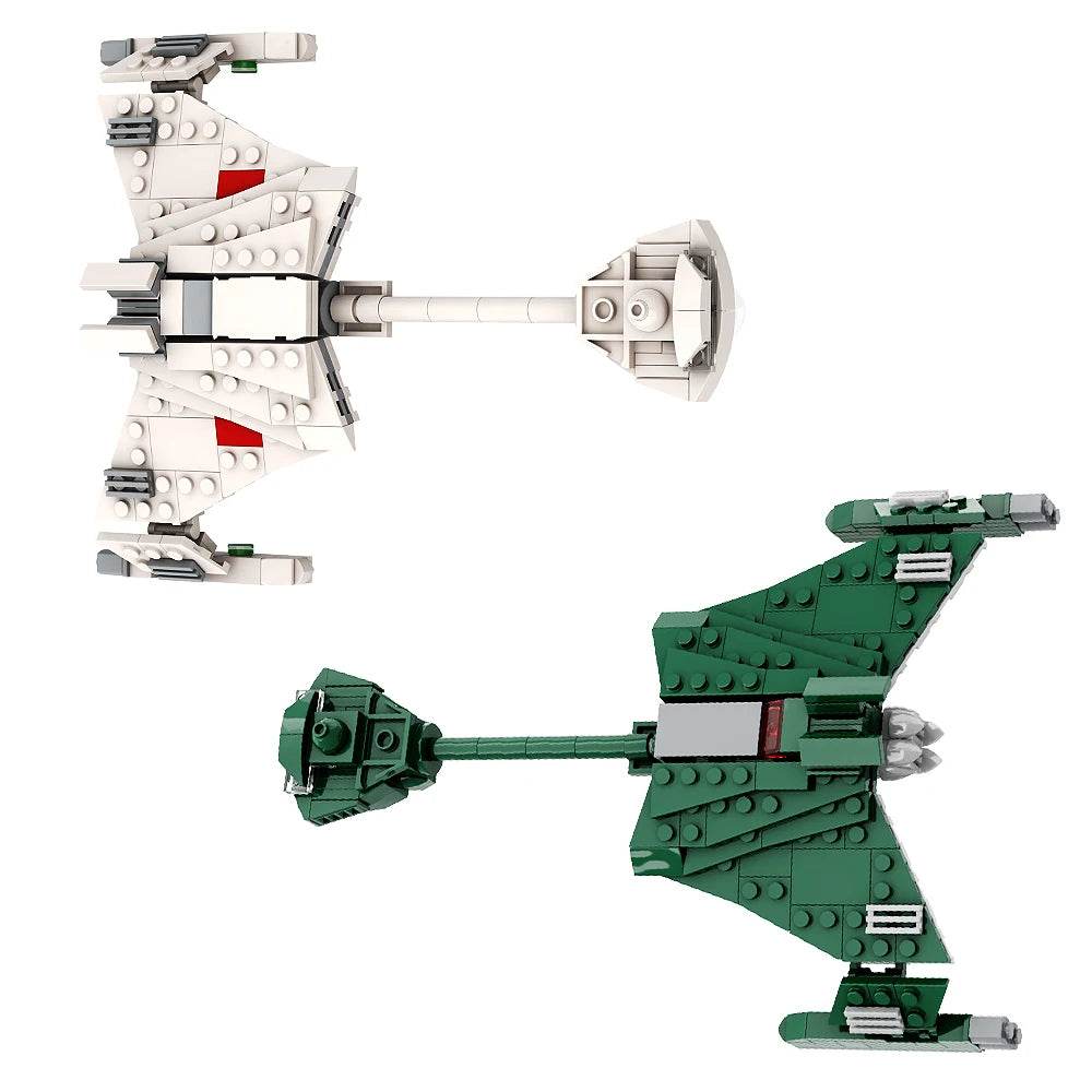 MOC Space Trek Klingon D7 Battle Cruiser Building Block Toys Building Bricks MOC - ToylandEU