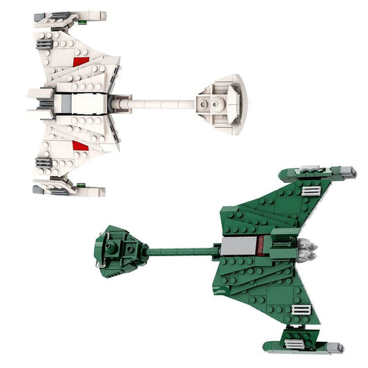 MOC Space Trek Klingon D7 Battle Cruiser Building Block Toys Building Bricks MOC - ToylandEU