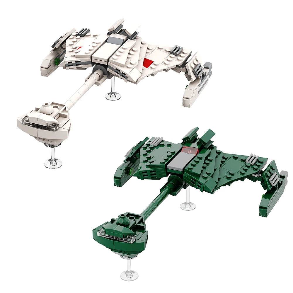MOC Space Trek Klingon D7 Battle Cruiser Building Block Toys Building Bricks MOC - ToylandEU