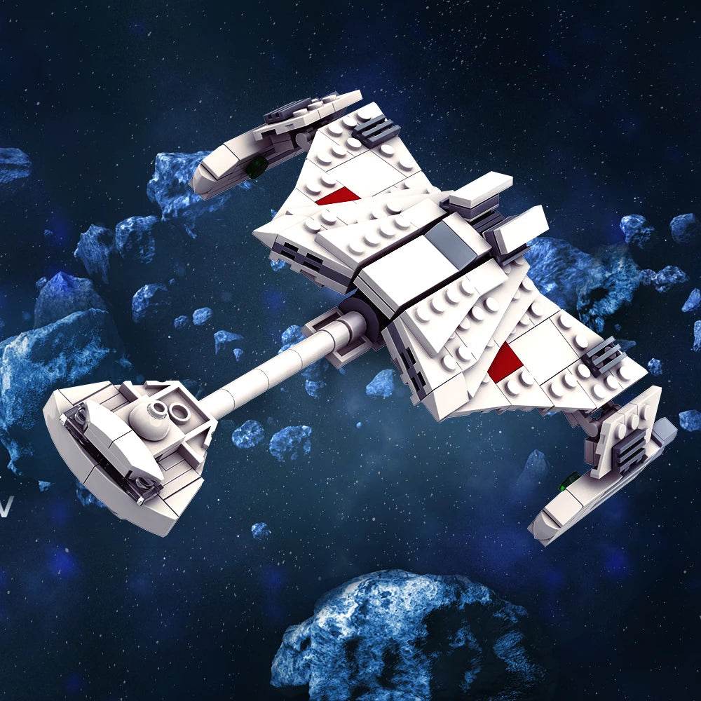 MOC Space Trek Klingon D7 Battle Cruiser Building Block Toys Building Bricks MOC - ToylandEU