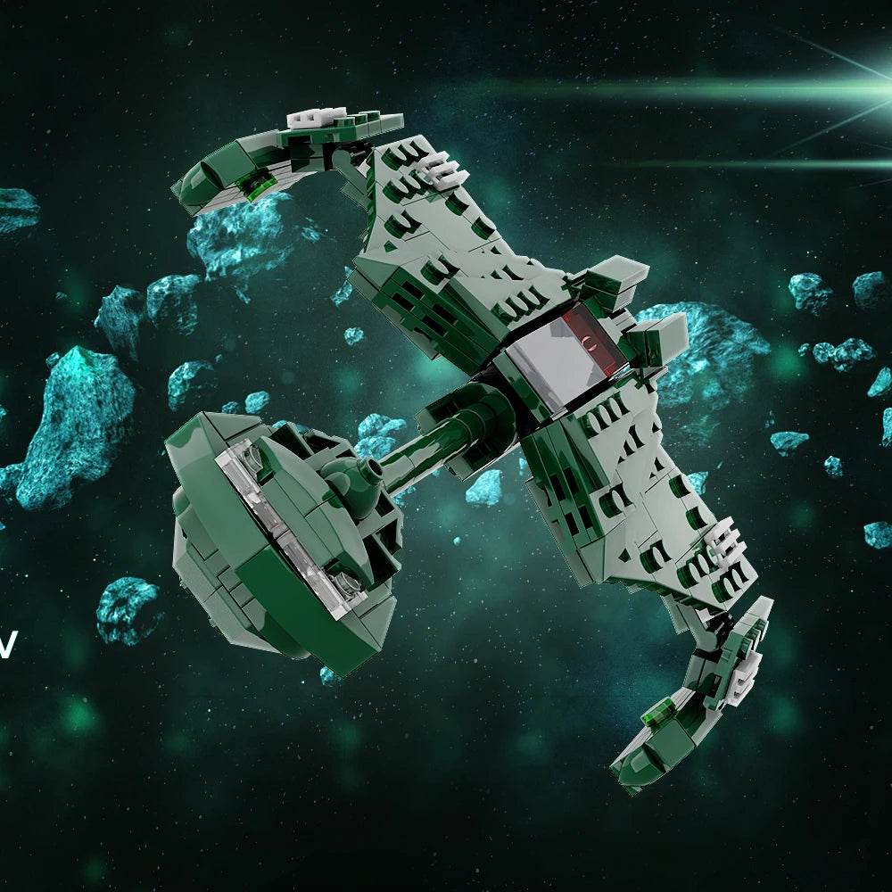 MOC Space Trek Klingon D7 Battle Cruiser Building Block Toys Building Bricks MOC - ToylandEU