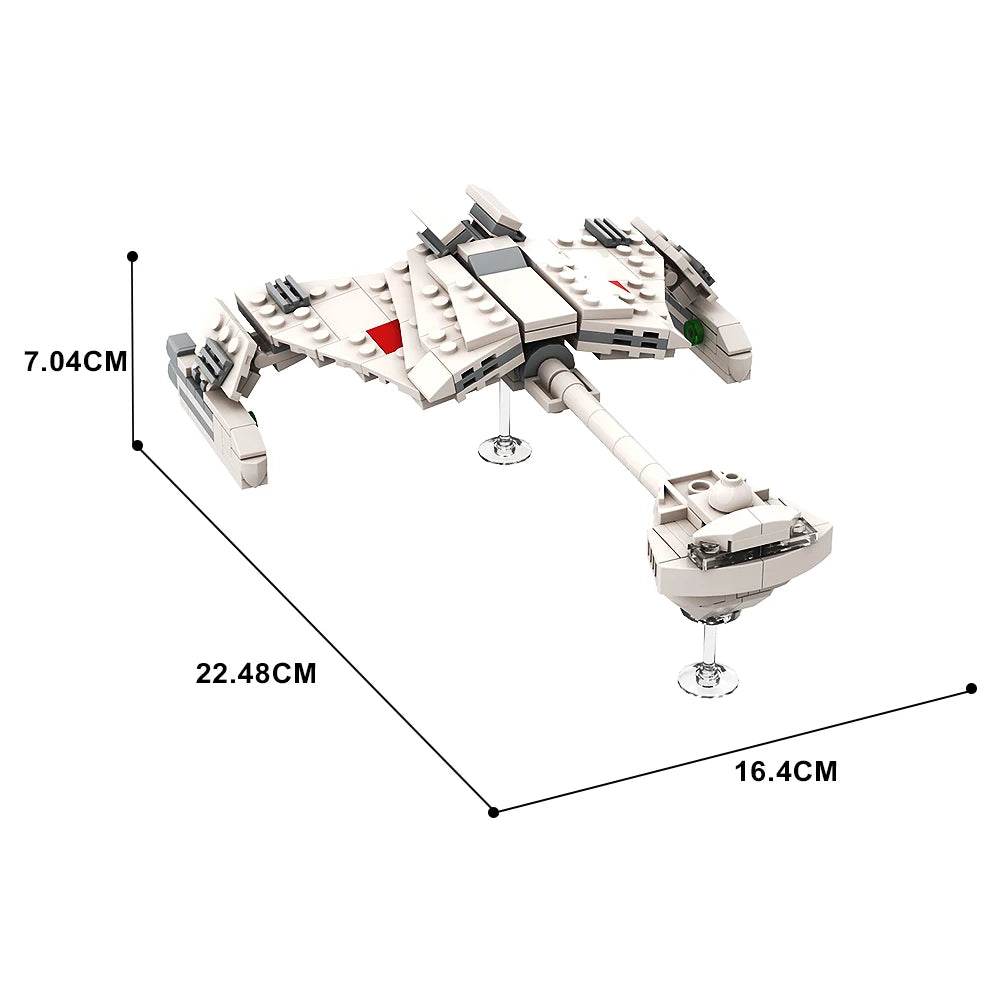 MOC Space Trek Klingon D7 Battle Cruiser Building Block Toys Building Bricks MOC - ToylandEU