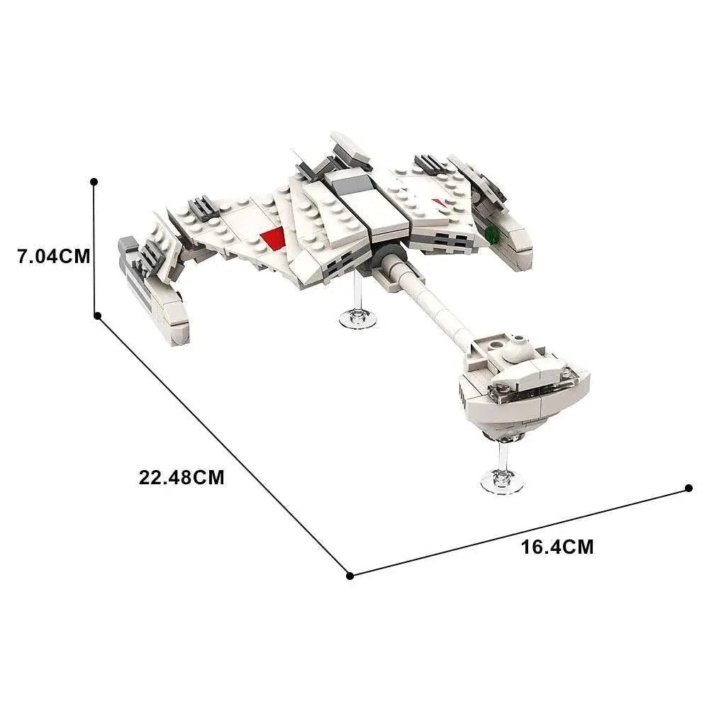  MOC Space Trek Klingon D7 Battle Cruiser Model Bricks Gift Building Bricks MOC -  ToylandEU™