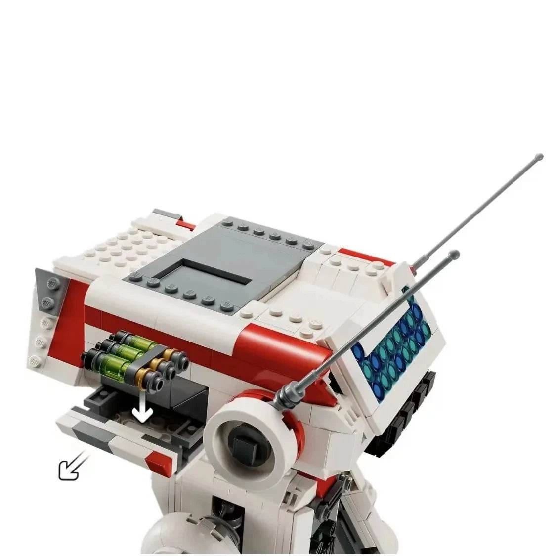 MOC Space War BD-1 Robot Posable Droid Figure Model 75335 Building Bricks MOC - ToylandEU