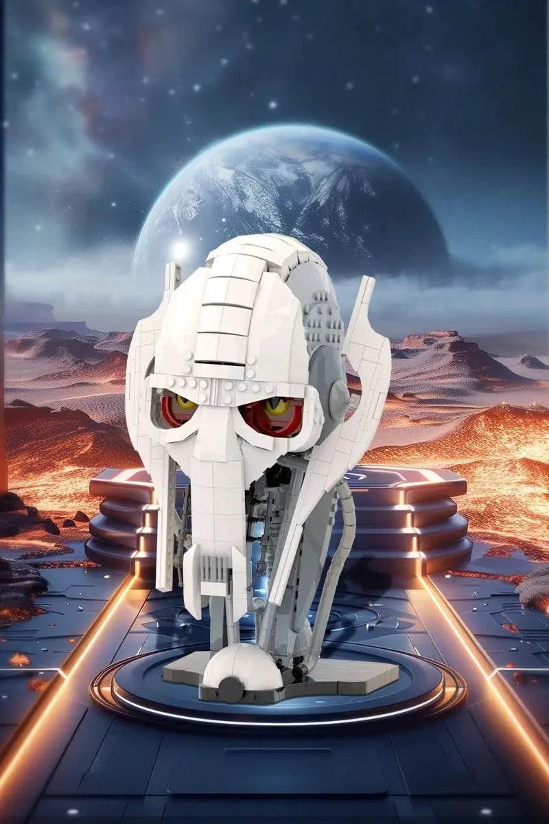  MOC Space War General Grievous Helmet Assembly Brick Building Bricks MOC Gift -  ToylandEU™