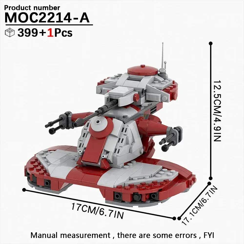 Space War Tank Building Blocks Kit Educational Diorama Toy - ToylandEU
