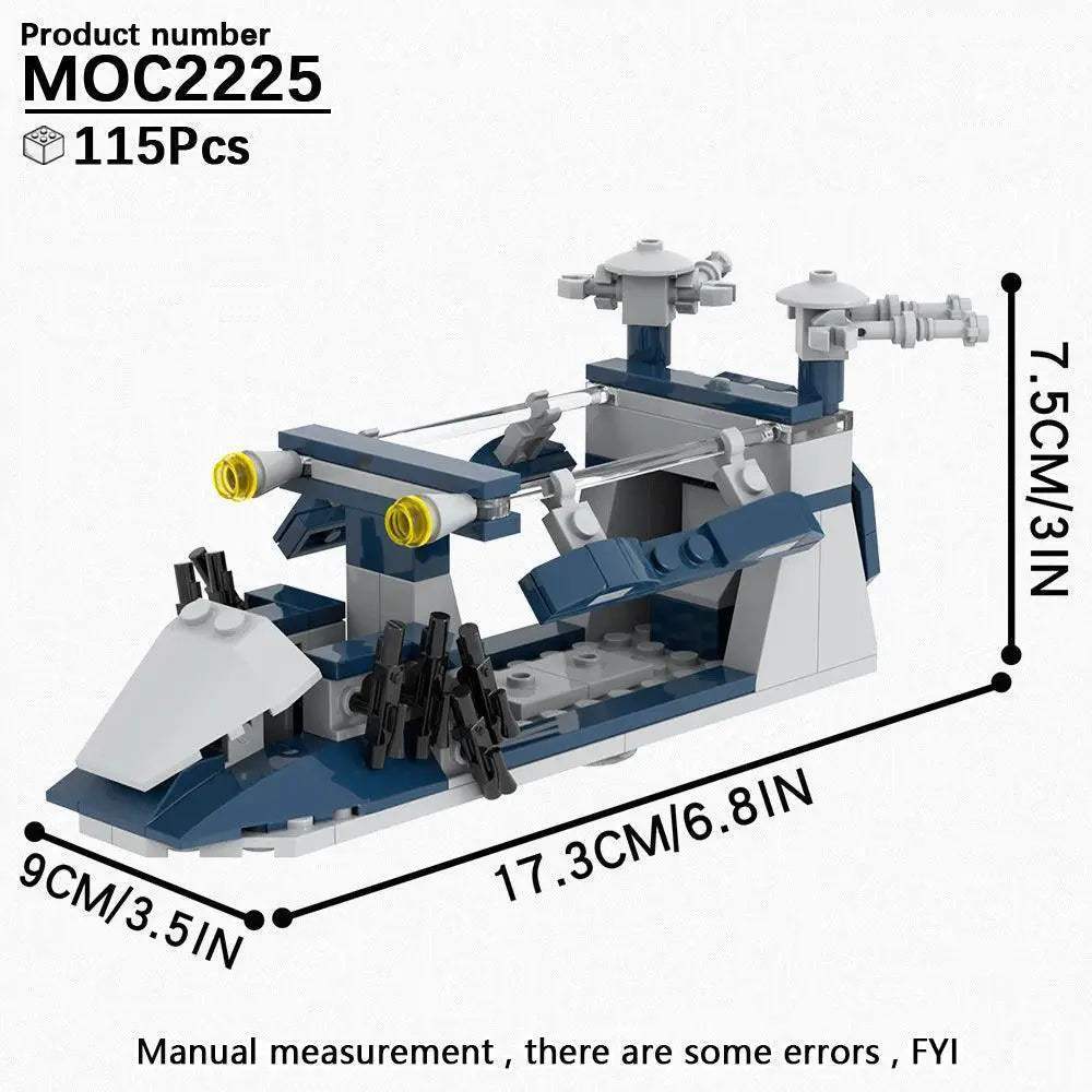 Space War Tank Building Blocks Kit Educational Diorama Toy - ToylandEU