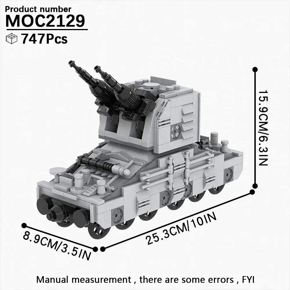 Space War Tank Building Blocks Kit Educational Diorama Toy - ToylandEU