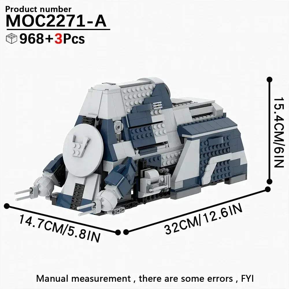 Space War Tank Building Blocks Kit Educational Diorama Toy - ToylandEU
