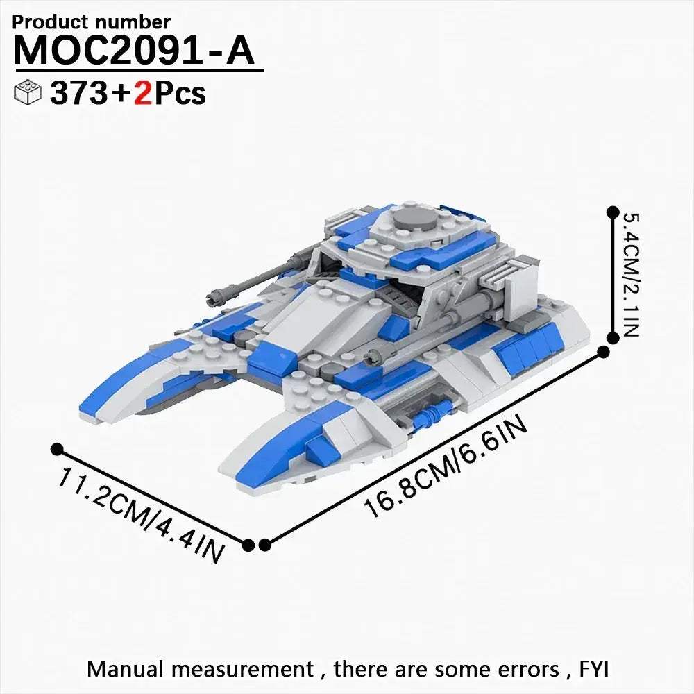 Space War Tank Building Blocks Kit Educational Diorama Toy - ToylandEU