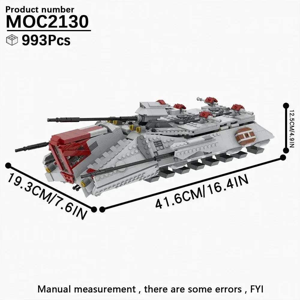 Space War Tank Building Blocks Kit Educational Diorama Toy - ToylandEU