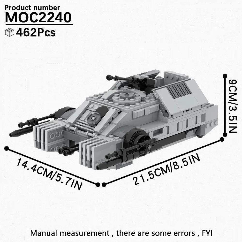 Space War Tank Building Blocks Kit Educational Diorama Toy - ToylandEU