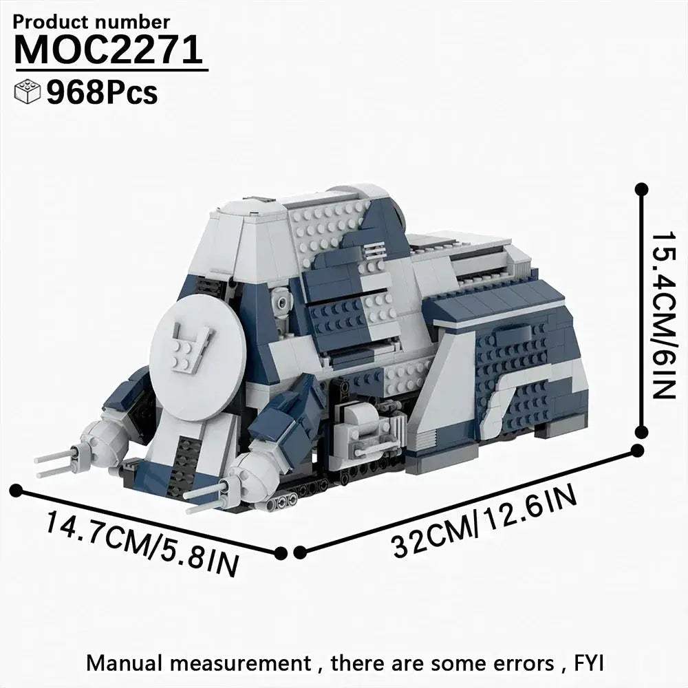 Space War Tank Building Blocks Kit Educational Diorama Toy - ToylandEU