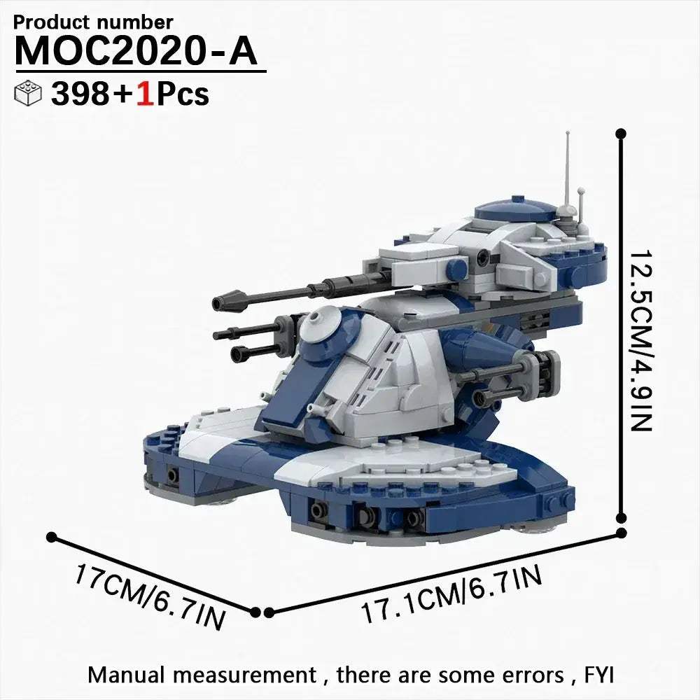Space War Tank Building Blocks Kit Educational Diorama Toy - ToylandEU