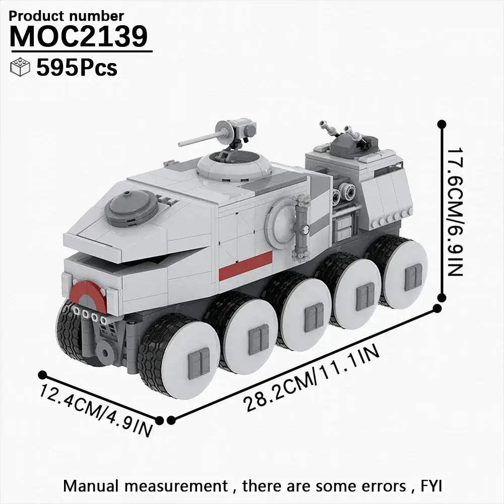 Space War Tank Building Blocks Kit Educational Diorama Toy - ToylandEU