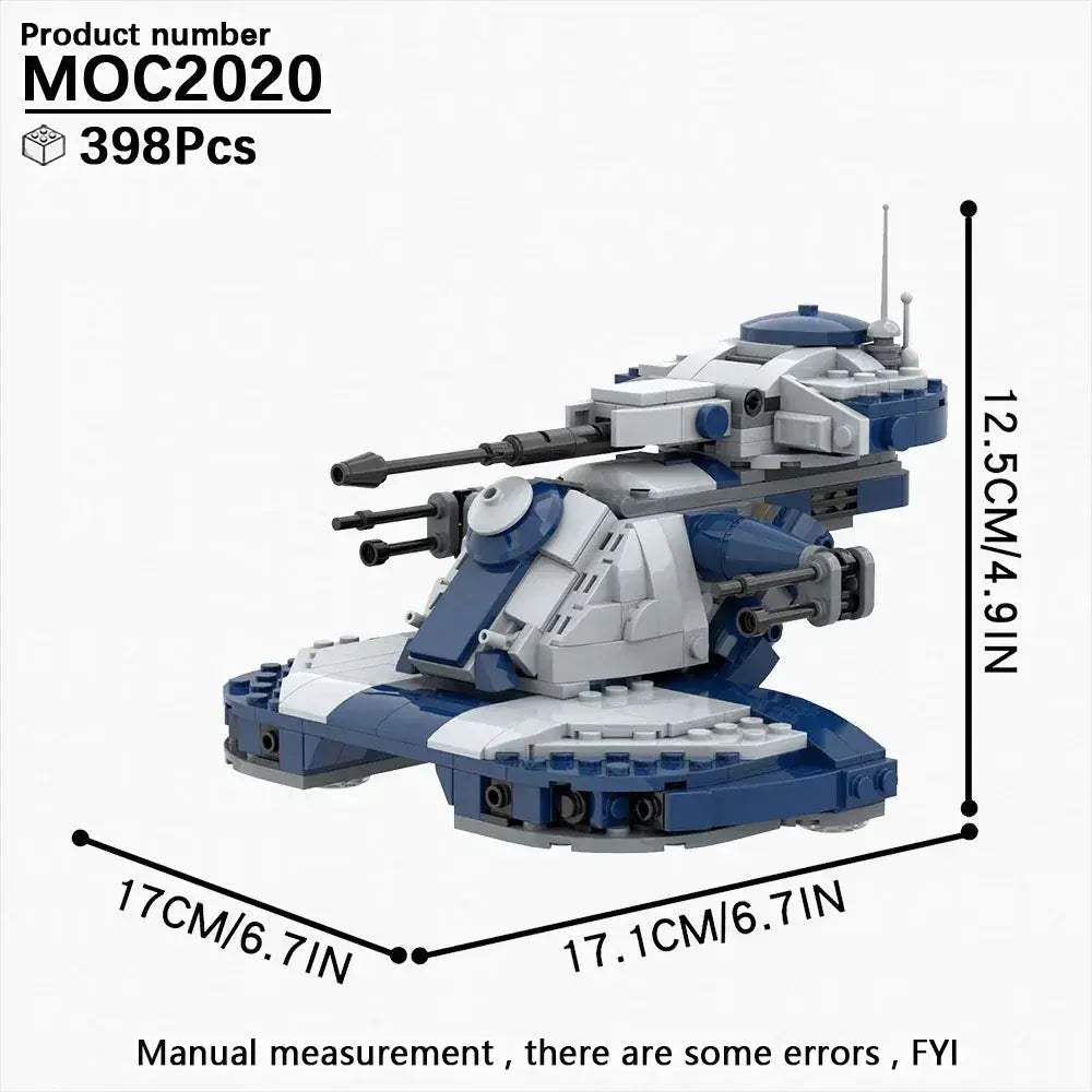 Space War Tank Building Blocks Kit Educational Diorama Toy - ToylandEU