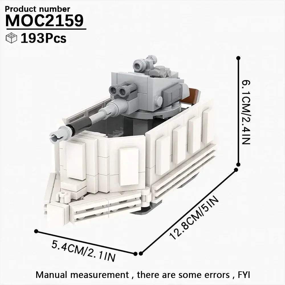 Space War Tank Building Blocks Kit Educational Diorama Toy - ToylandEU