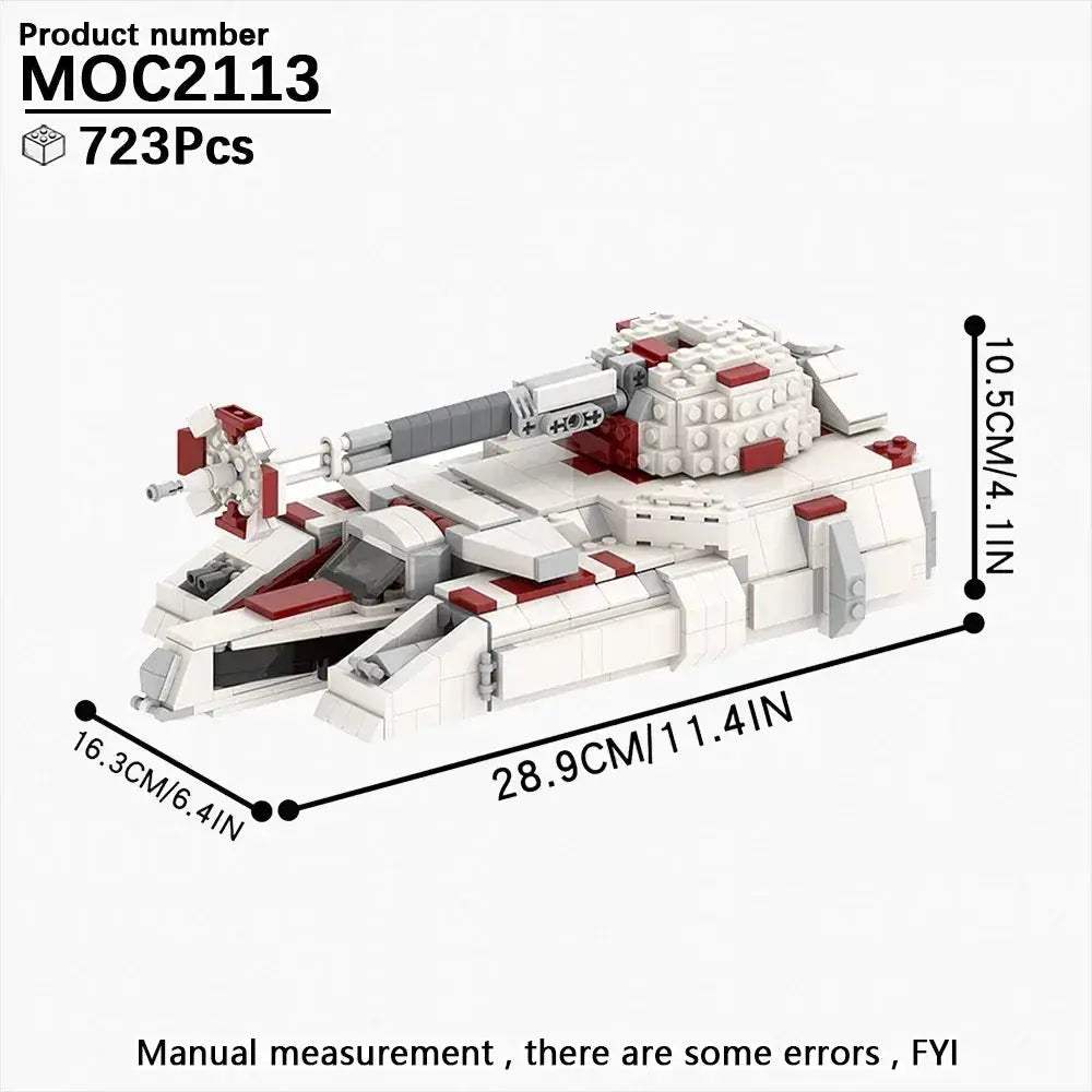 Space War Tank Building Blocks Kit Educational Diorama Toy - ToylandEU