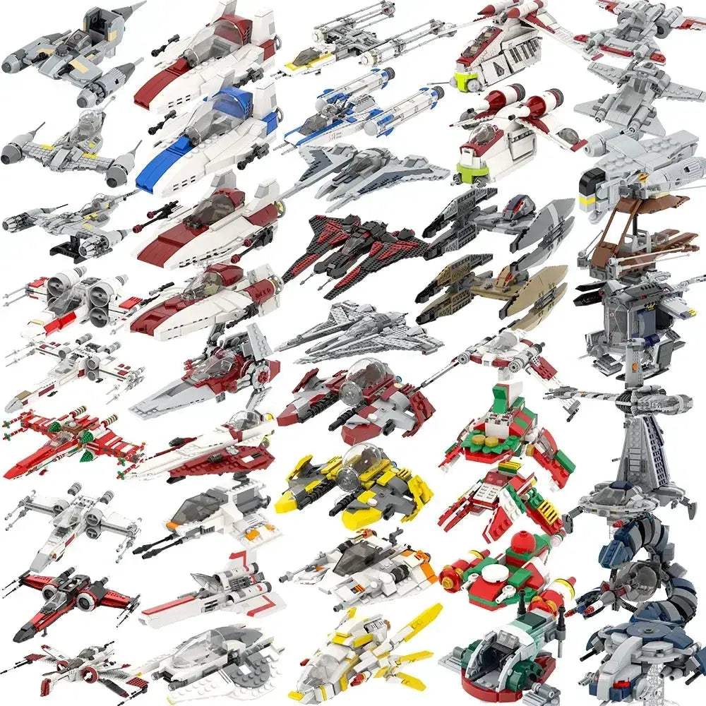 Space Wars Fighter Building Blocks Set For Realistic Dioramas - ToylandEU
