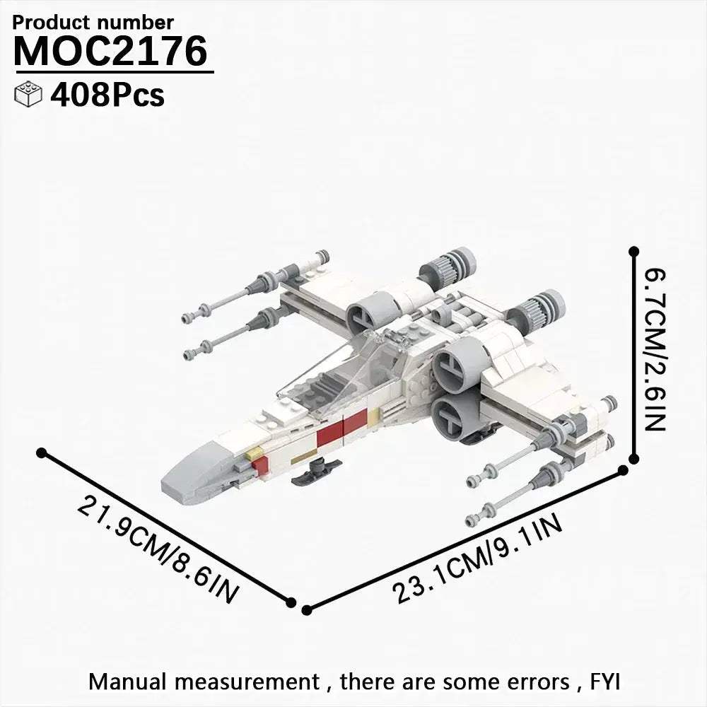 Space Wars Fighter Building Blocks Set For Realistic Dioramas - ToylandEU