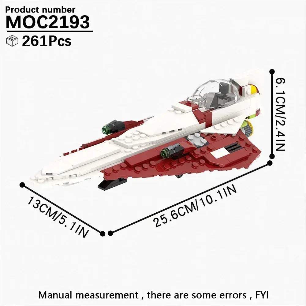 Space Wars Fighter Building Blocks Set For Realistic Dioramas - ToylandEU