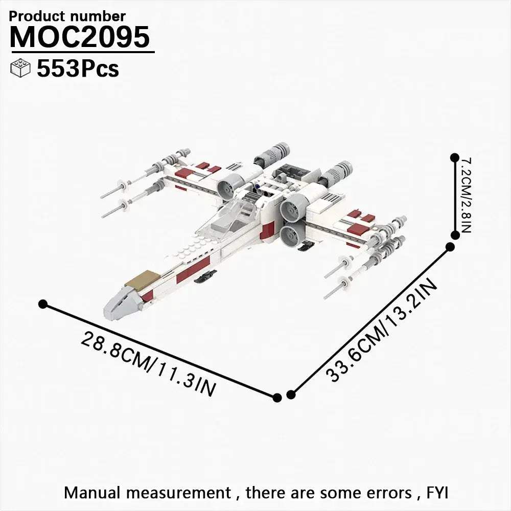 Space Wars Fighter Building Blocks Set For Realistic Dioramas - ToylandEU
