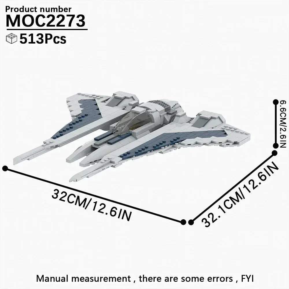 Space Wars Fighter Building Blocks Set For Realistic Dioramas - ToylandEU