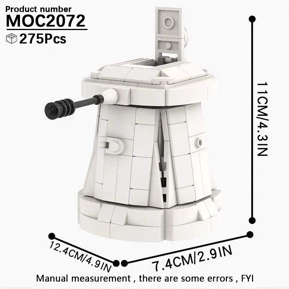 Space Wars Prop Cannon Building Blocks Set DIY Dioramas - ToylandEU