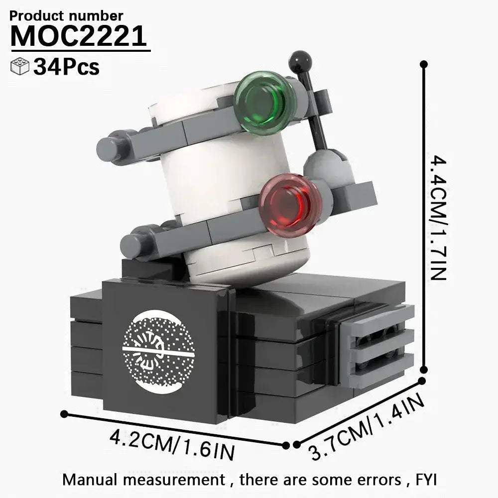 Space Wars Prop Cannon Building Blocks Set DIY Dioramas - ToylandEU