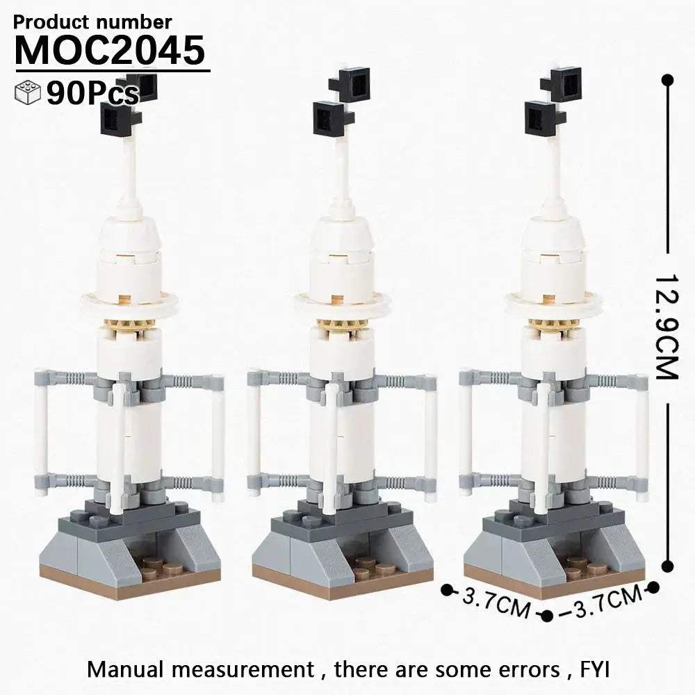 Space Wars Prop Cannon Building Blocks Set DIY Dioramas - ToylandEU