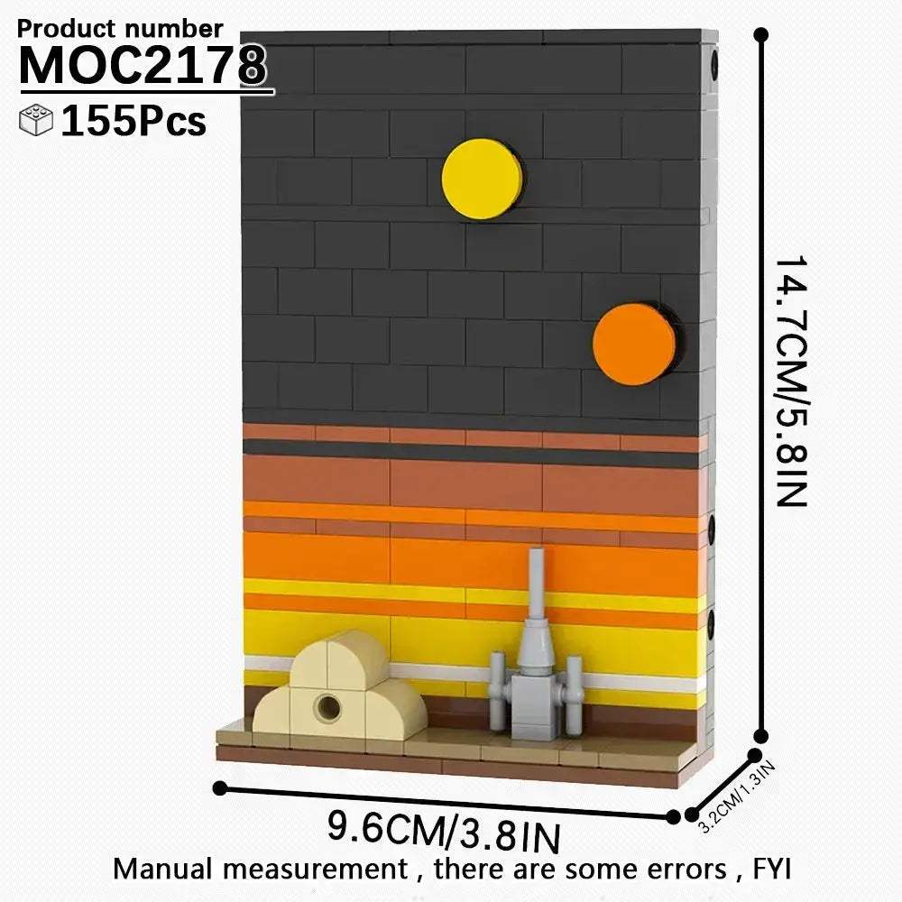 Space Wars Prop Cannon Building Blocks Set DIY Dioramas - ToylandEU