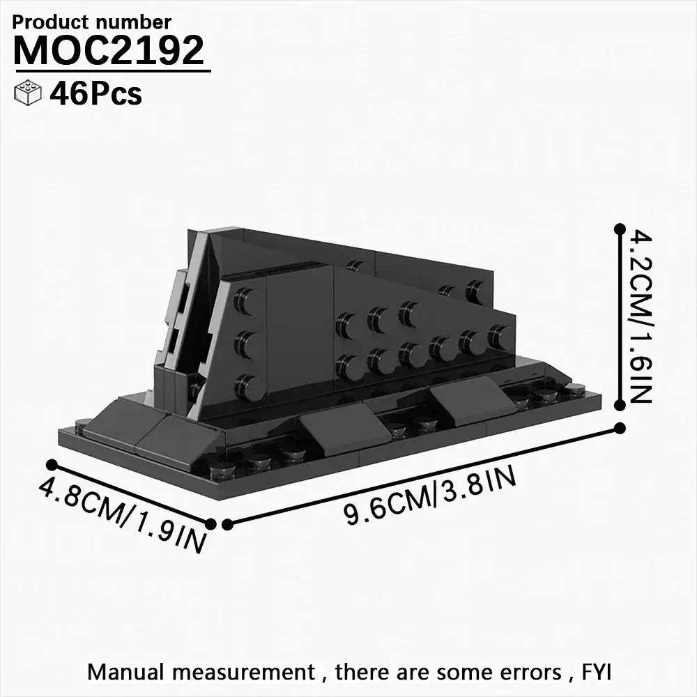 Space Wars Prop Cannon Building Blocks Set DIY Dioramas - ToylandEU