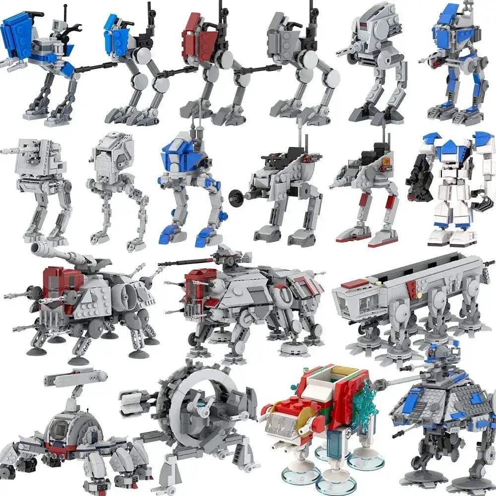 Space Wars Walking Machine Building Blocks Set Educational Toy - ToylandEU