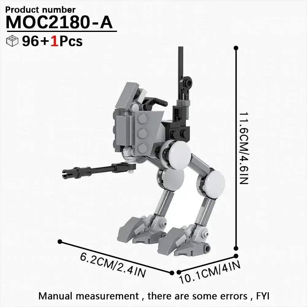 Space Wars Walking Machine Building Blocks Set Educational Toy - ToylandEU