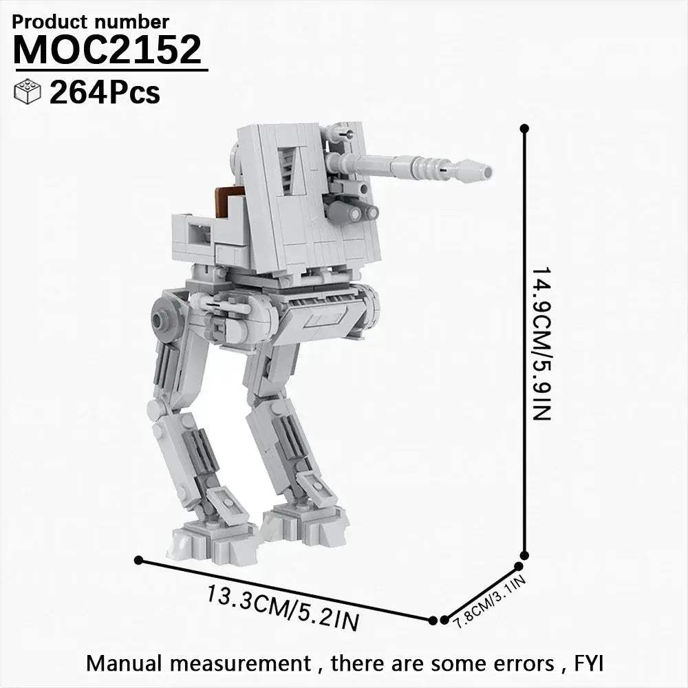 Space Wars Walking Machine Building Blocks Set Educational Toy - ToylandEU