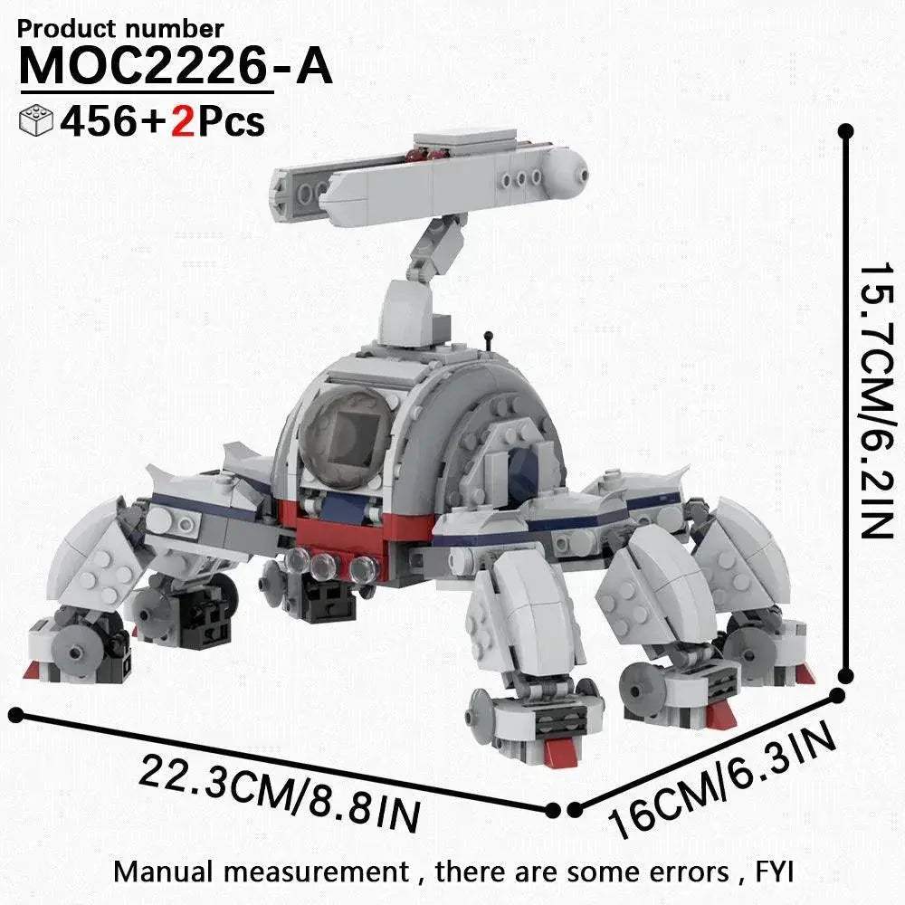 Space Wars Walking Machine Building Blocks Set Educational Toy - ToylandEU