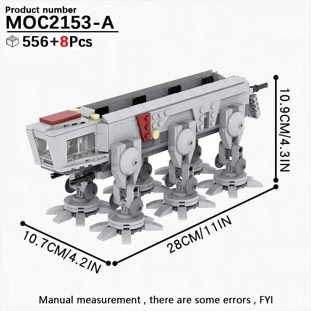Space Wars Walking Machine Building Blocks Set Educational Toy - ToylandEU