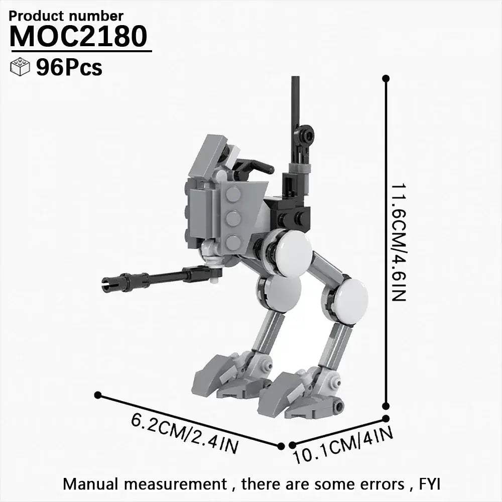 Space Wars Walking Machine Building Blocks Set Educational Toy - ToylandEU