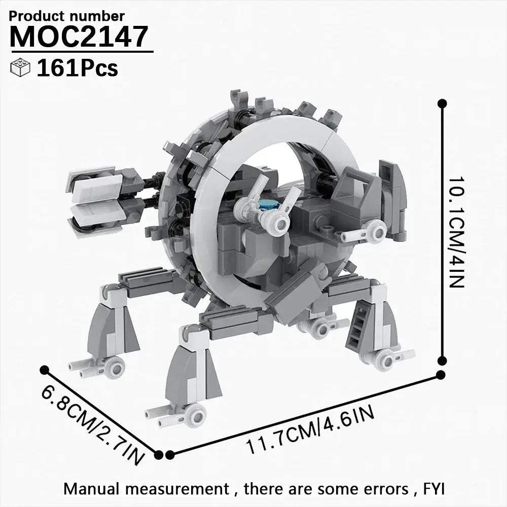 Space Wars Walking Machine Building Blocks Set Educational Toy - ToylandEU