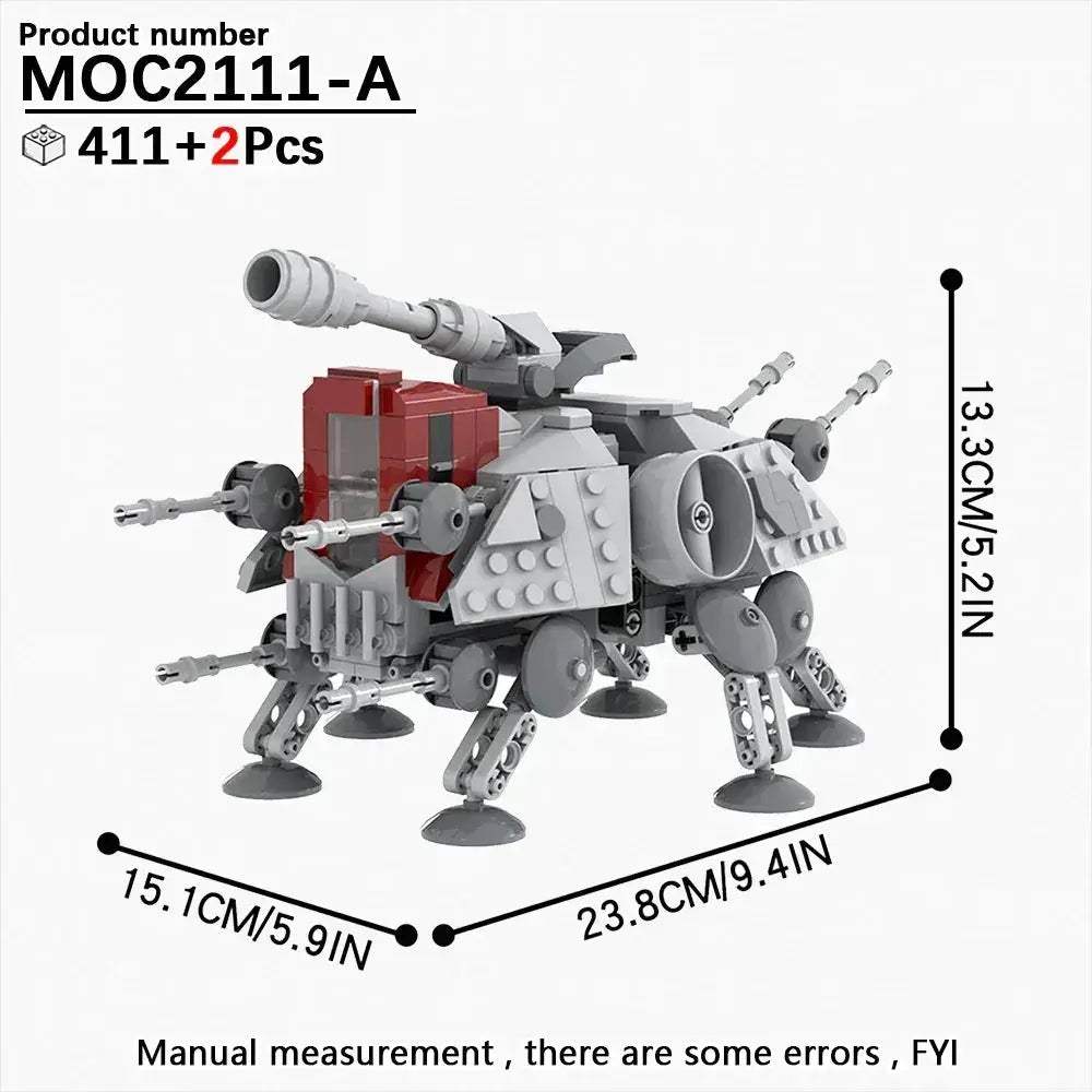 Space Wars Walking Machine Building Blocks Set Educational Toy - ToylandEU