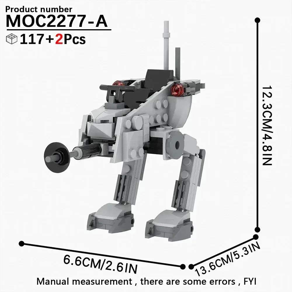 Space Wars Walking Machine Building Blocks Set Educational Toy - ToylandEU