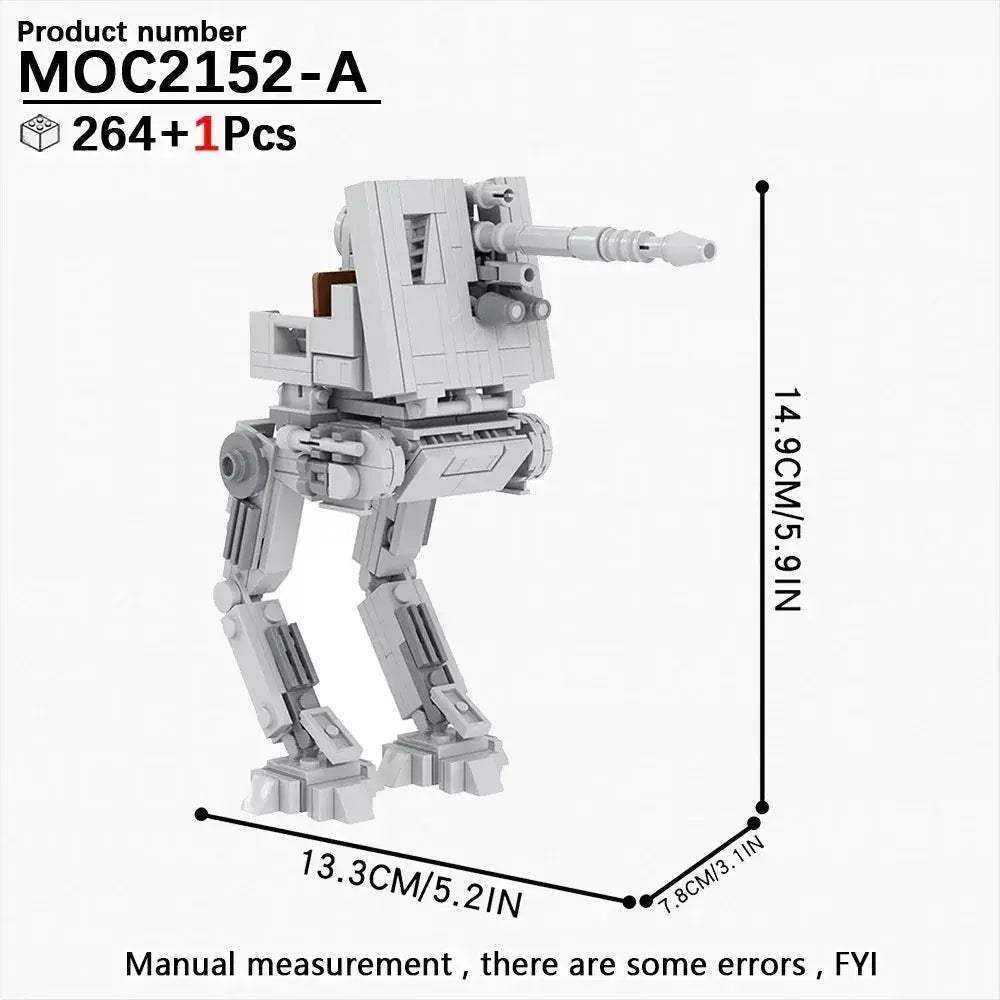 Space Wars Walking Machine Building Blocks Set Educational Toy - ToylandEU