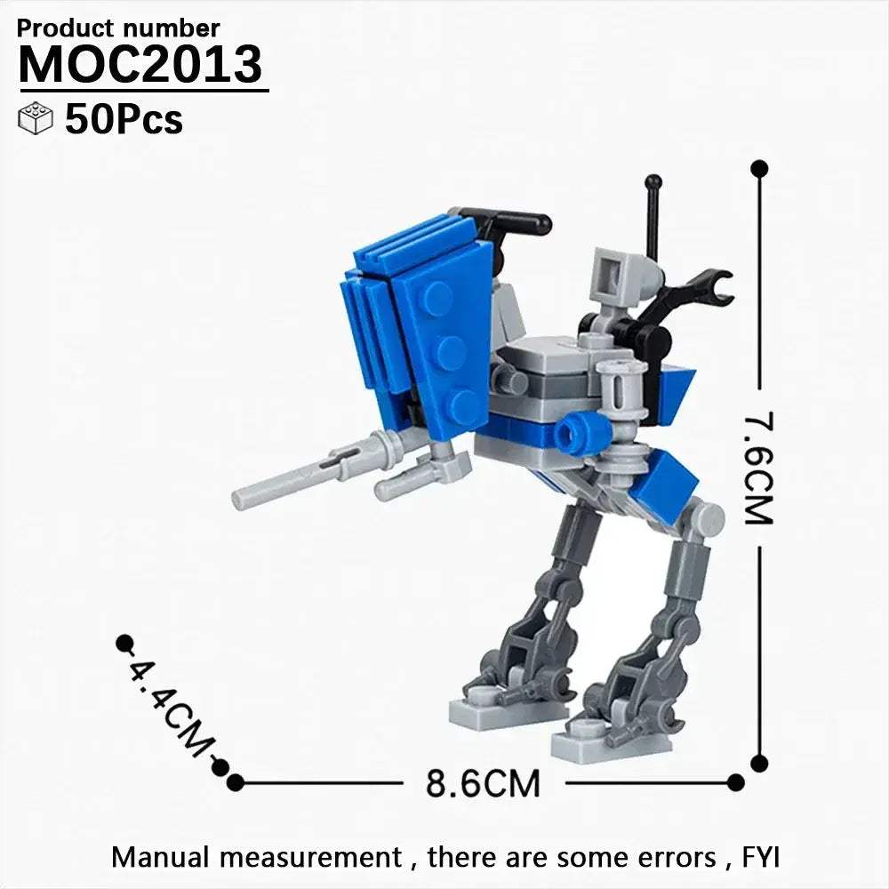 Space Wars Walking Machine Building Blocks Set Educational Toy - ToylandEU
