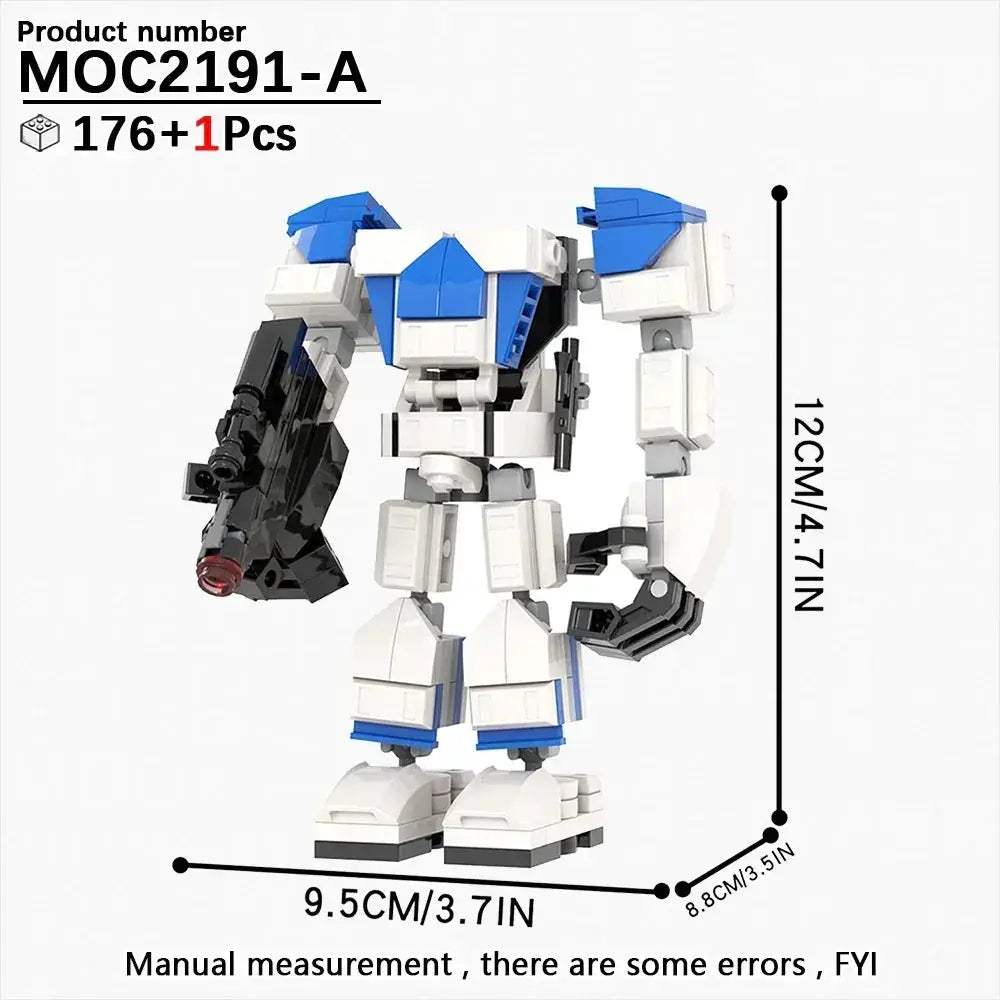 Space Wars Walking Machine Building Blocks Set Educational Toy - ToylandEU
