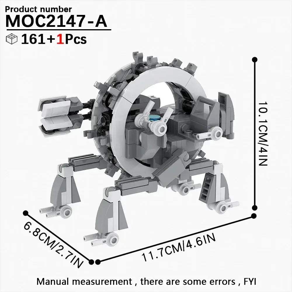 Space Wars Walking Machine Building Blocks Set Educational Toy - ToylandEU