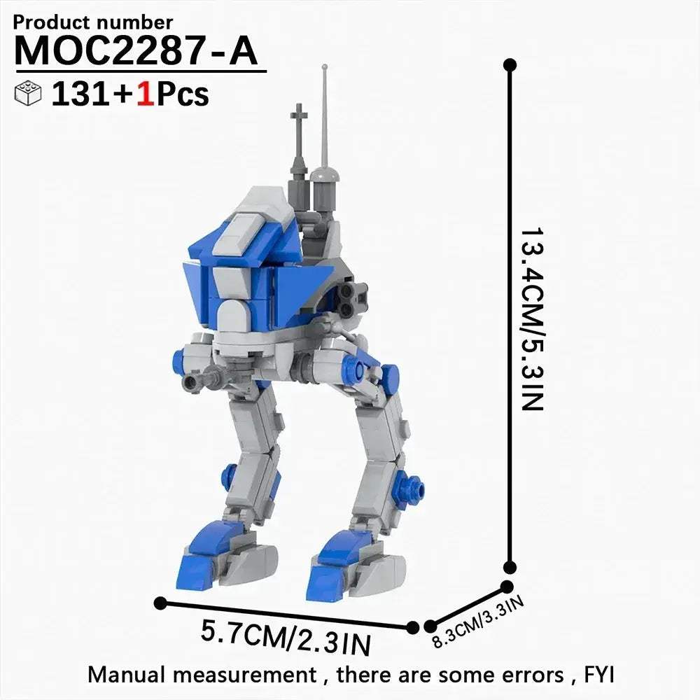 Space Wars Walking Machine Building Blocks Set Educational Toy - ToylandEU