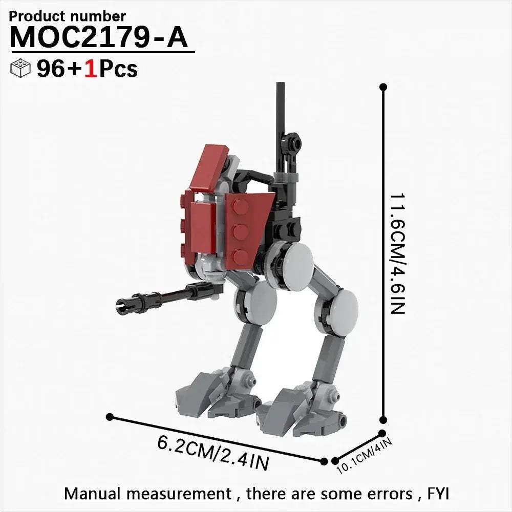 Space Wars Walking Machine Building Blocks Set Educational Toy - ToylandEU