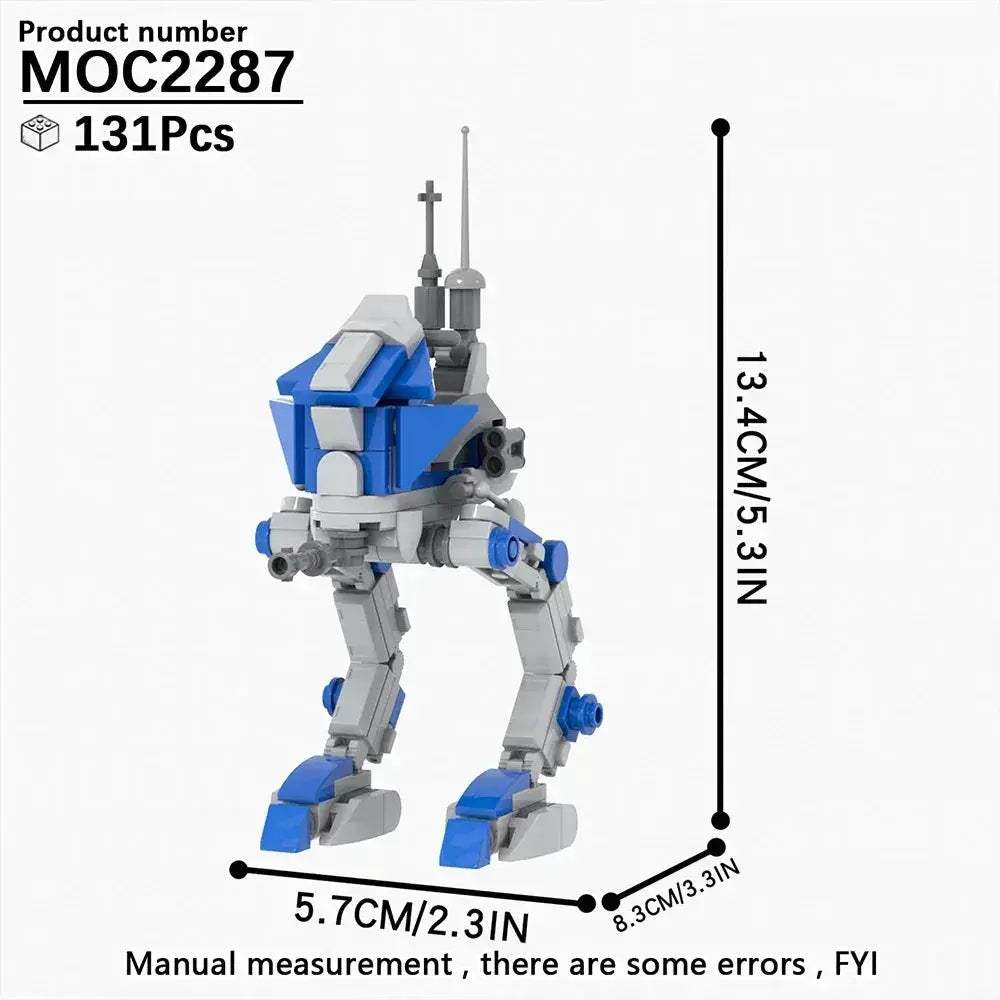 Space Wars Walking Machine Building Blocks Set Educational Toy - ToylandEU