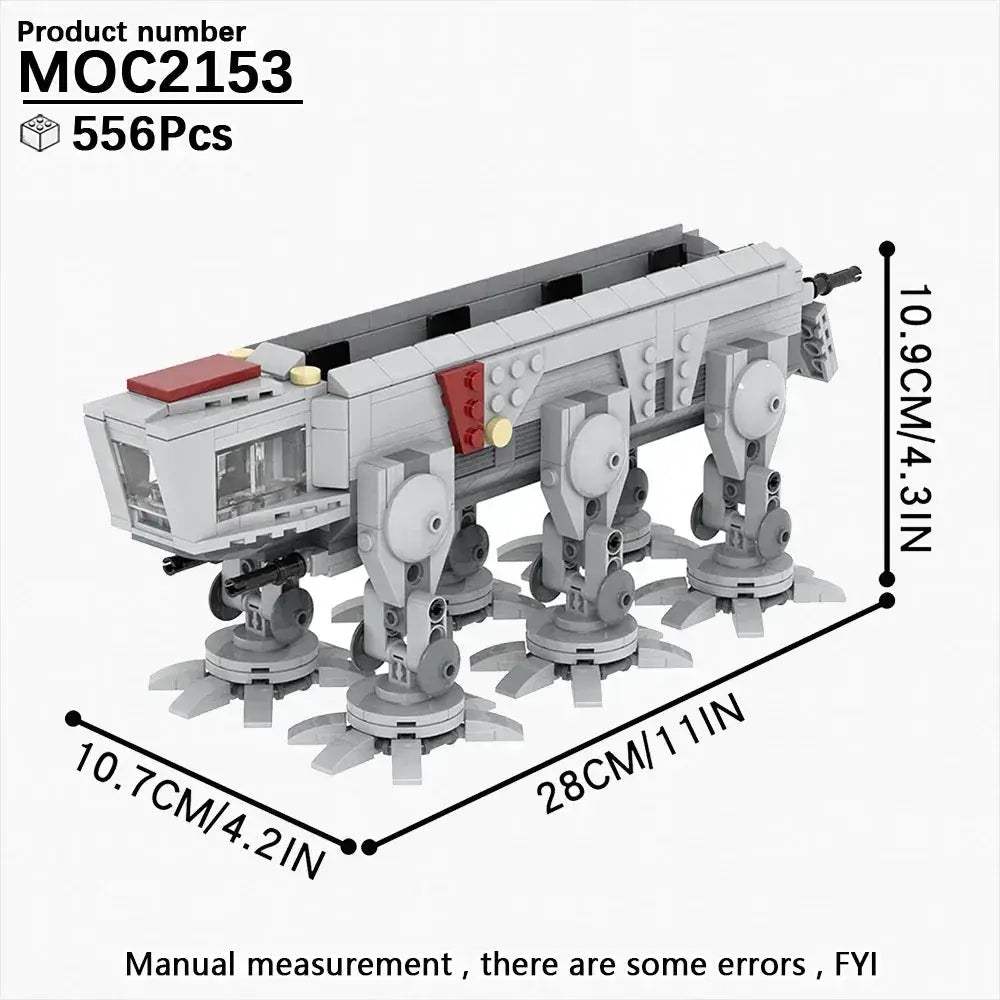 Space Wars Walking Machine Building Blocks Set Educational Toy - ToylandEU