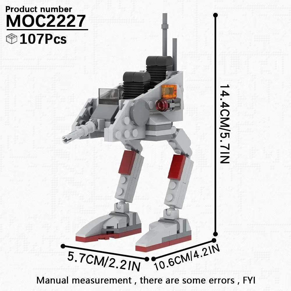 Space Wars Walking Machine Building Blocks Set Educational Toy - ToylandEU